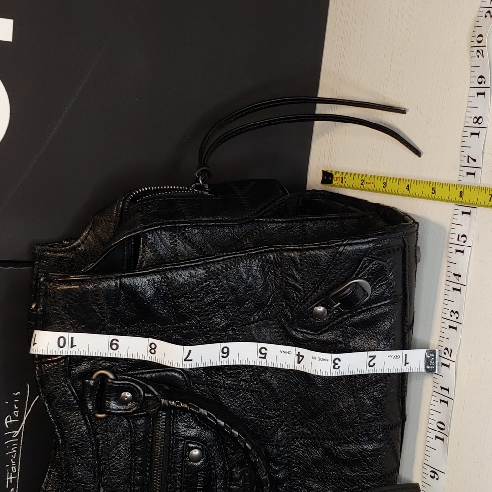 BALENCIAGA Neo Patchwork Classic City Shoulder Bag Black leather Balenciaga 🔥 - Picture 14 of 17